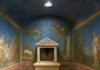 Pompei scoperte - il sacrario dalle pareti blu