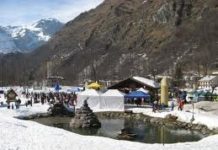 USSEGLIO (TO) TORNA LA FESTA SULLA NEVE CON LE RACCHETTE usseglio