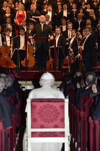 Barenboim e il Papa alla Scala - 1 giugno 2012