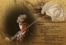 MILANO. STEFANO MHANNA IN CONCERTO IL 6 e 7 LUGLIO 2012 Stefano Manna a Milano il 6 luglio 2012