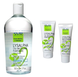 Lysalpha aou miceille, Gel Moussant e Crema Matifiante