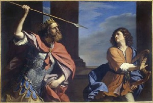 Giovanni Francesco Barbieri, Detto Guercino, Saul Contro Davide, 1646 Galleria Nazionale D'arte Antica, Roma Giovanni Francesco Barbieri, detto Guercino, Saul contro Davide, 1646 Galleria Nazionale d'Arte Antica, Roma