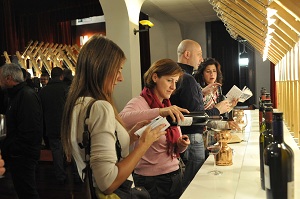 In sala tasting