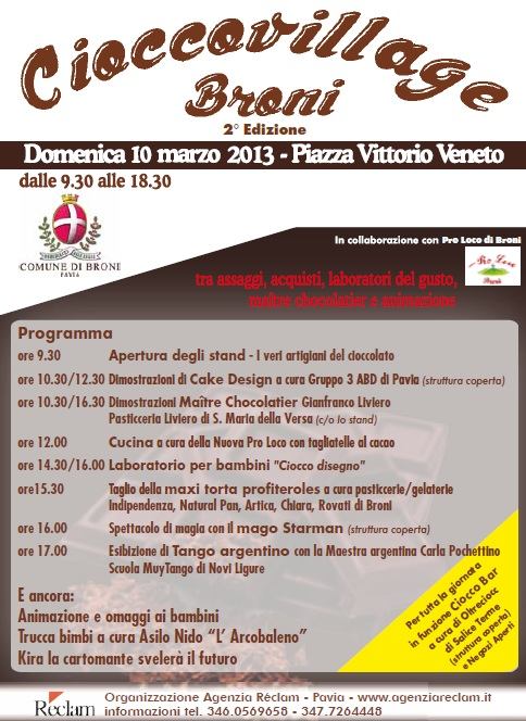 cioccovillage a Broni loc