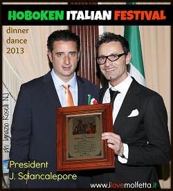 hoboken italian festival president john sciancalepore roberto pansini
