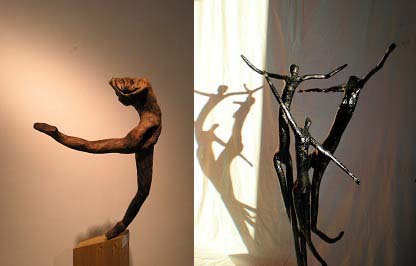 Sculture 1 - La danza - H100xL70xP40 - legno composto - 2012
