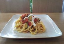 A Milano “Viola Enoteca” propone un menù per l’estate 2013 Spaghettoni di Gragnano con Ricotta di Bufala Viola Enoteca Menu Estate 2013 rid