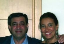 Il maestro Giovanni Budroni e Grazia Di Michele