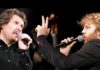 Luca Sandri e Federico Zanandrea in scena