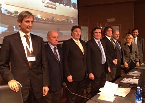 Un momento dei lavori del Forum di Imperia