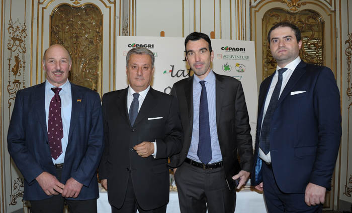 Romuald Schaber, Franco Verrascina, Maurizio Martina e Roberto Cavaliere 