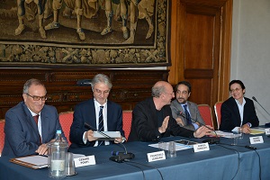 Da Sx.Cesare Ponti - Francesco Leonardi - Andrea Sermonti - Andrea Fugaro - Anna Di Vittorio