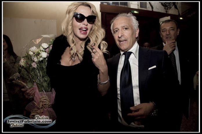 Valeria Marini con Paolo Urciuoli