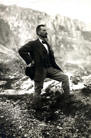 Eugenio Fasana In Grignetta Nel 1921. Archivio Fasana Eugenio Fasana in Grignetta nel 1921. Archivio Fasana