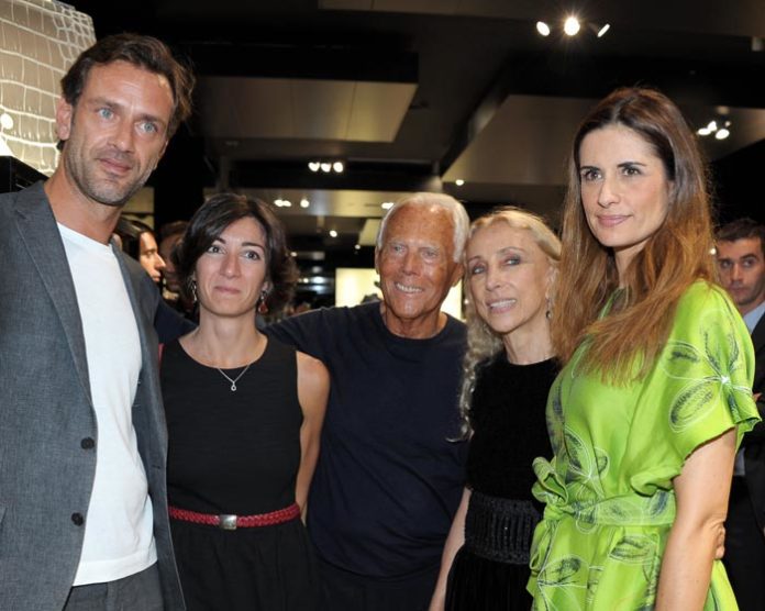 Guglielmo Miani, Cristina Tajani, Giorgio Armani, Franca Sozzani, Livia Firth