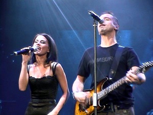 Antonella Bucci e Eros Ramazzotti