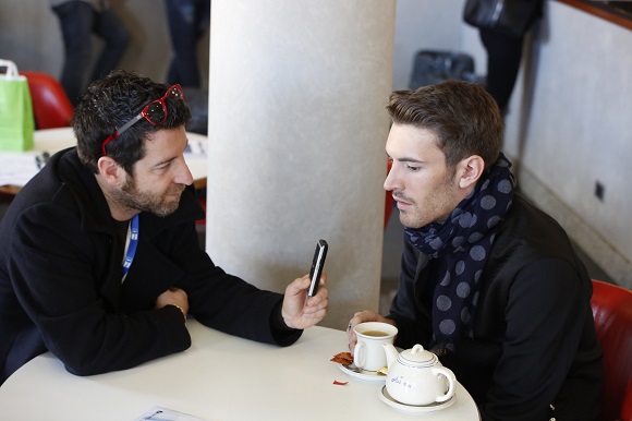 Il giornalista Mauro Caldera intervista Giovanni Caccamo