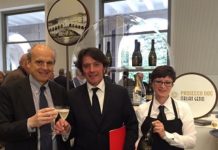 IL PROSECCO TRA STORIA E FUTURO IN SCENARI INTERNAZIONALI Presidente TDM Claudio De Albertis con Stefano Zanette presidente Prosecco Doc r