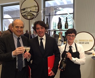 Presidente TDM Claudio De Albertis con Stefano Zanette presidente Prosecco Doc r