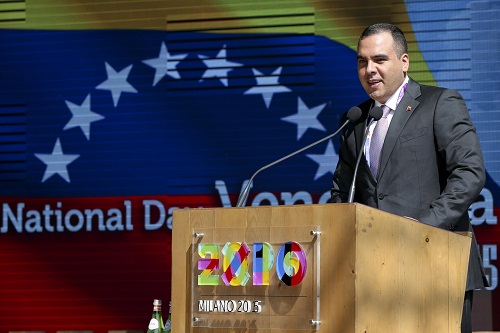 Vice Ministro per lEuropa del Ministero degli Esteri del Paese Alejandro Fleming