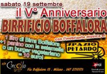 MILANO. V ANNIVERSARIO DEL BIRRIFICIO BOFFALORA – sabato 19 settembre V anniver x circolo r