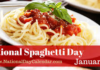 NATIONAL SPAGHETTI DAY