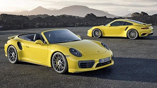 Porsche 911 gialla