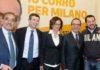 da sinistra: La Russa, Lupi, Gelmini, Parisi, Salvini - AMMINISTRATIVE MILANO 2016