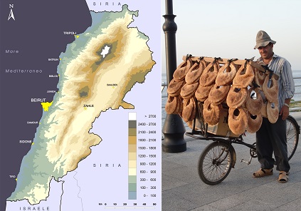 Libano - Beirut - venditore di kaik lungo la Corniche