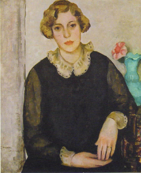 Cesare Monti - Ritratto della Signora Boschi, 1929