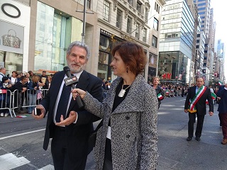 Columbus Day 2015 - Letizia Airos con Goffredo Palmerini 