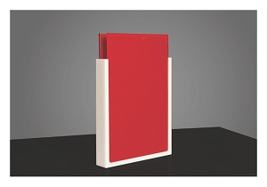 vaso rosso cartolina