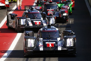 Porsche 919 Hybrid Porsche Team 1 - Timo Bernhard Brendon Hartley Mark Webber Porsche Team 2 - Romain Dumas Neel Jani Marc Lieb