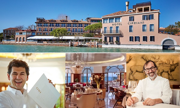 venezia hotel cipriani - chef Davide Bisetto e Norbert Niederkofler