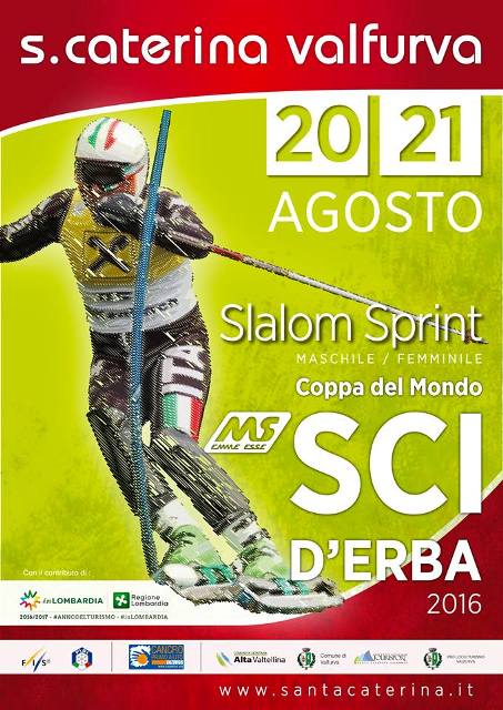 Locandina Coppa del Mondo sci derba Santa Caterina Valfurva
