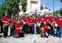 COMO. LA BANDA GARIBALDI AL PARCO AREA SAN MARCO IN CONCERTO banda garibaldi