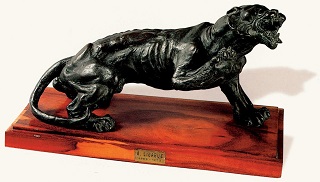 Antonio Ligabue   Pantera - 1938 -bronzo