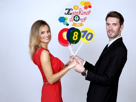 CONDUTTORI ZECCHINO DORO 2016 Francesca Fialdini e Giovanni Caccamo