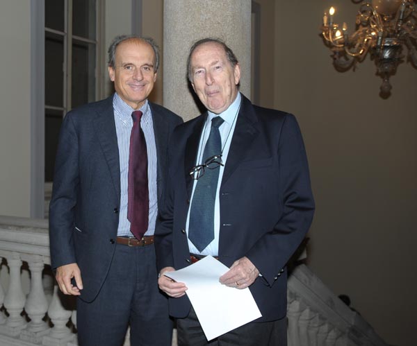 Carlo Kauffmann con Claudio De Albertis