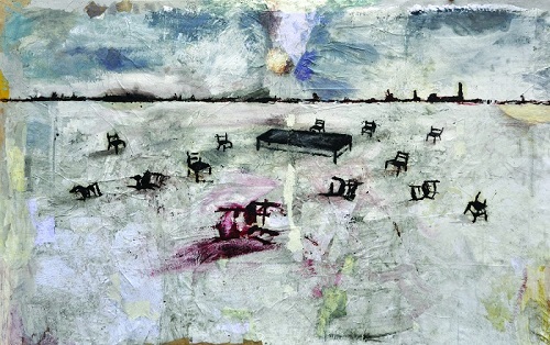 04 Giovanni Cerri Lassemblea 2013 t.m. su tela cm. 140x220