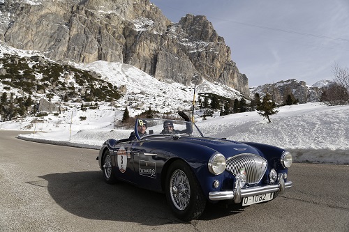 Piona- Battagliola su Austin Healey 100 BN1 del 1955 Piona- Battagliola su Austin Healey 100 BN1 del 1955
