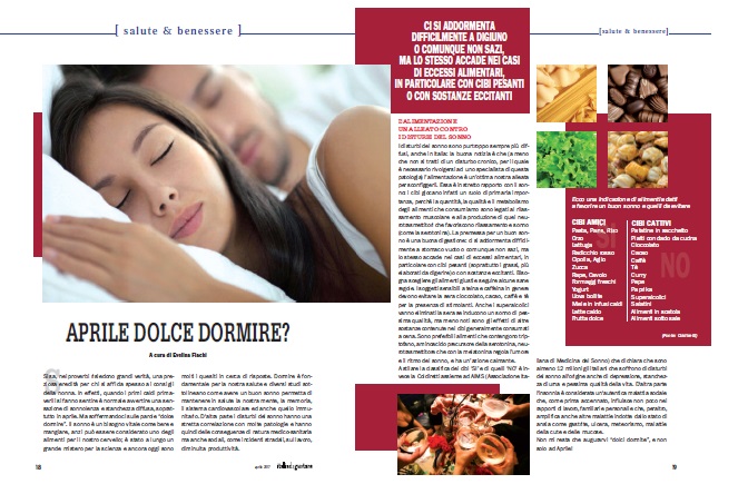 IDG Aprile 2017 - Dolce dormire