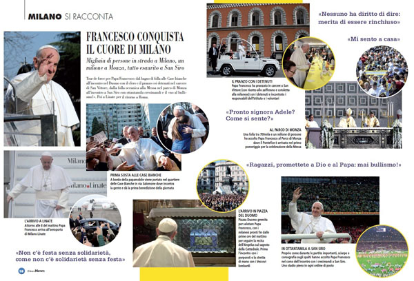 Servizio PAPA A MILANO web