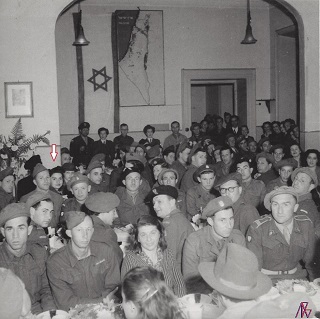1946 Eva Fischer con la Brigata Palestinese