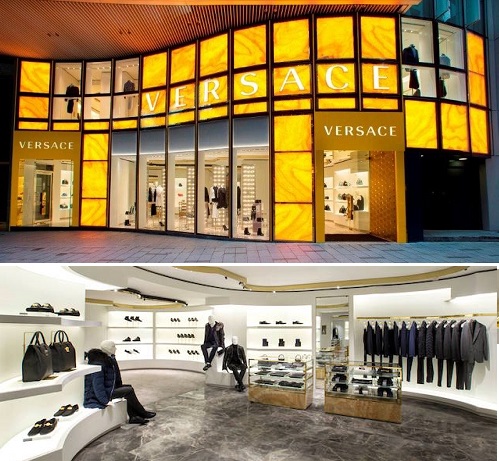 Versace - new flagship store a Hong Kong Central apr 2017