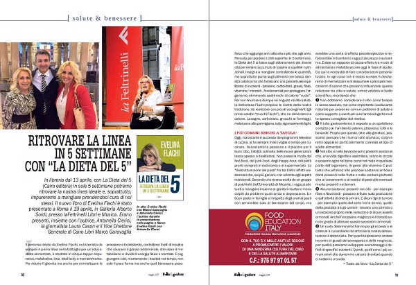 IDG Maggio 2017 - SALUTE BENESSERE - Evelina Flachi dieta 5