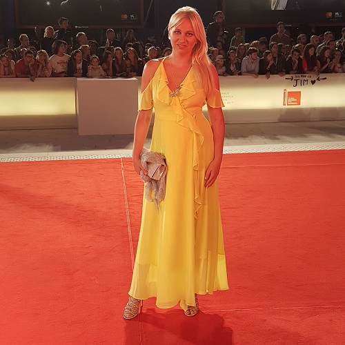 Silvia Busacca sul Red Carpet della 74a Mostra del Cinema di Venezia Silvia Busacca sul Red Carpet della 74a Mostra del Cinema di Venezia