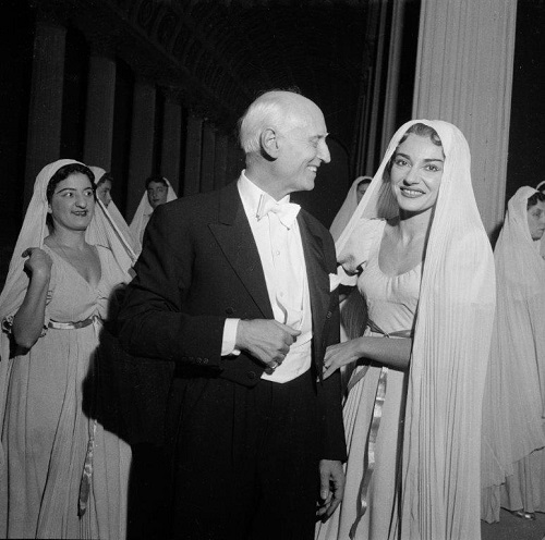 Victor de Sabata con Maria Callas Victor de Sabata con Maria Callas