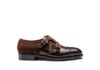 FANGA CALZATURE COLLEZIONE FW 2018 0 FANGA-FW18-A-SQUARZI-DOUBLEMONK-CALFSUEDE-DARKBROWN phGiacomo Maestri