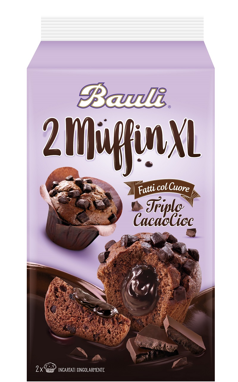 Bauli 2MuffinXL TriploCacaoCioc Bauli 2MuffinXL TriploCacaoCioc